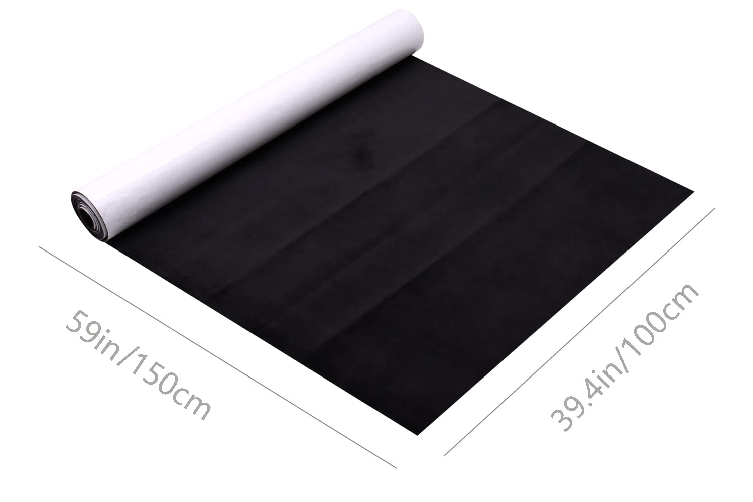 Y.A. Lotus Microfiber Fabric Self-Adhesive Suede Look, Premium Synthetic Leather - Stretch Film Fabric Perfect For Car Interior