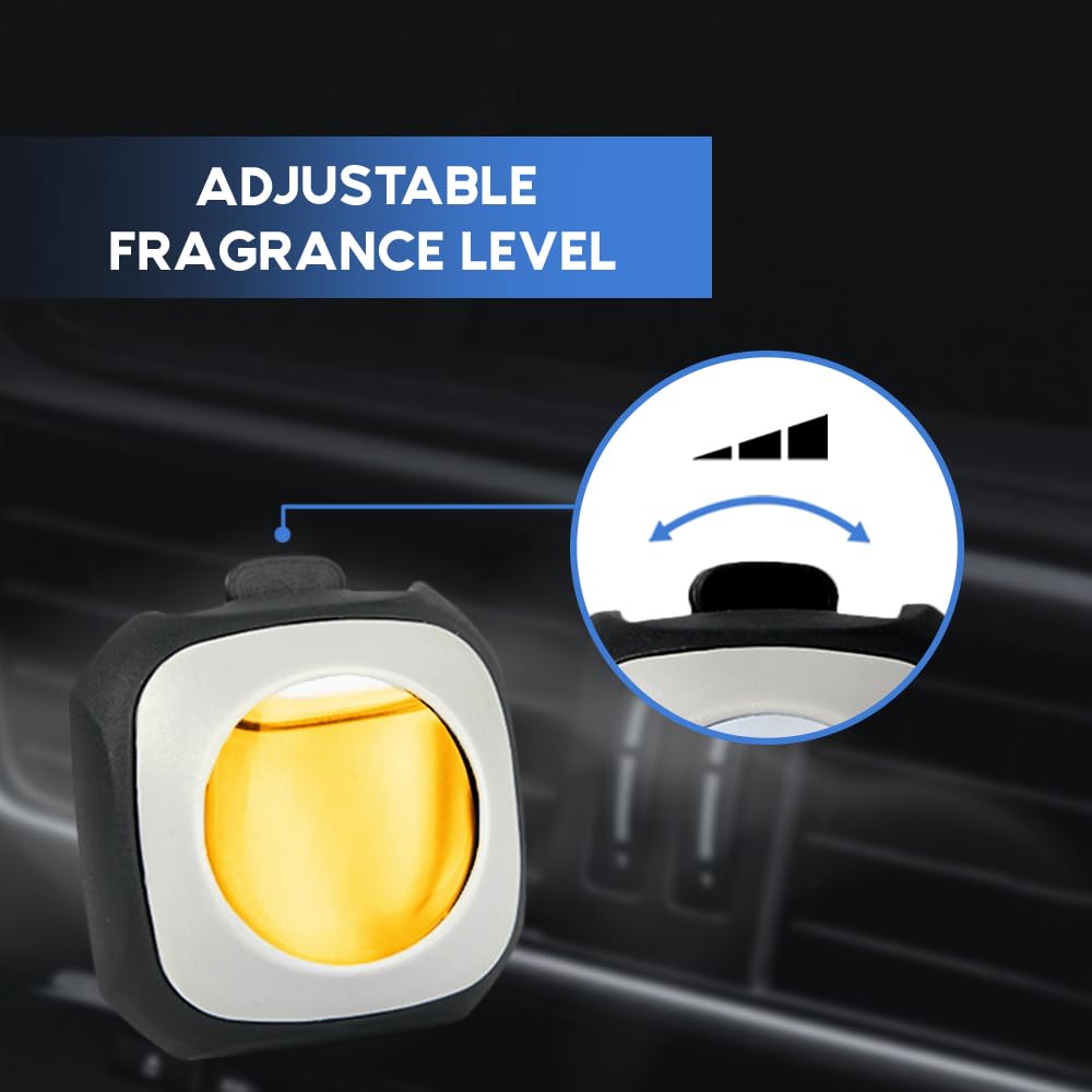 Air Jungles Hawaiian Scent Car Air Freshener Clip, 6 Vent Clips, 4 Ml Each, Long Lasting Air Freshener, Up To 180 Days Car Refre