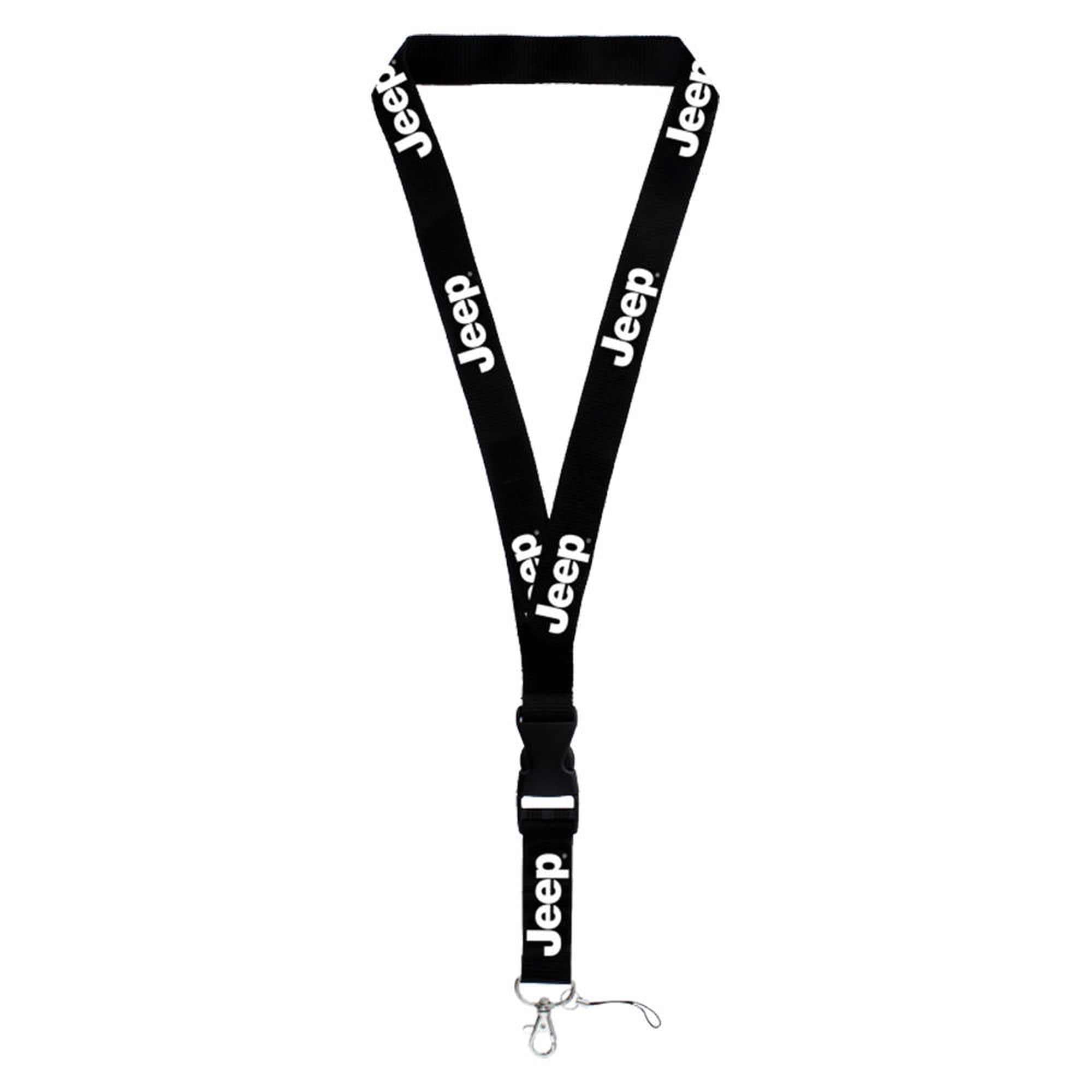 Au-TOMOTIVE GOLD Lanyard Key Chain for Jeep (Black)