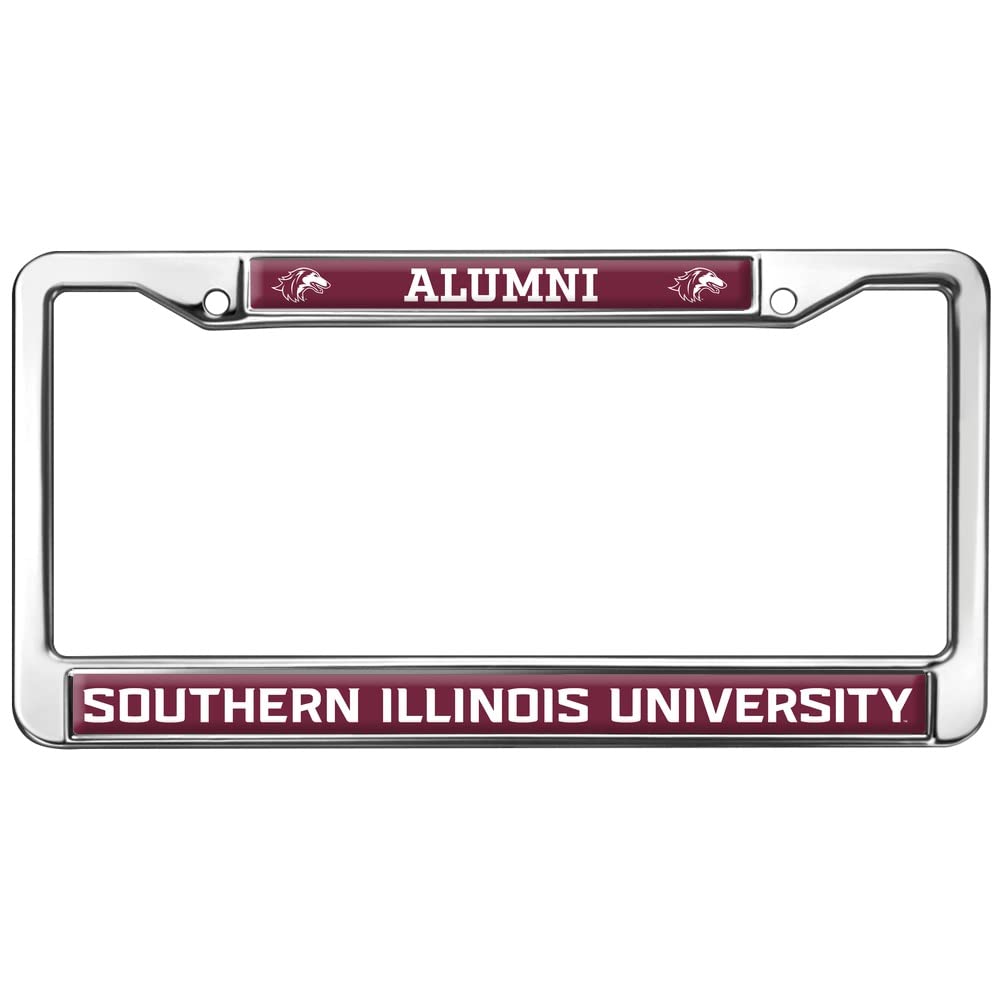 Southern Illinois University Alumni Full Size Standard License Plate Metal Frame