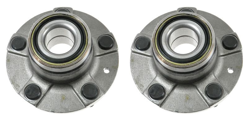 Trq Rear Wheel Hub Bearings Assembly Set Compatible With 1991-1993 Honda Accord
