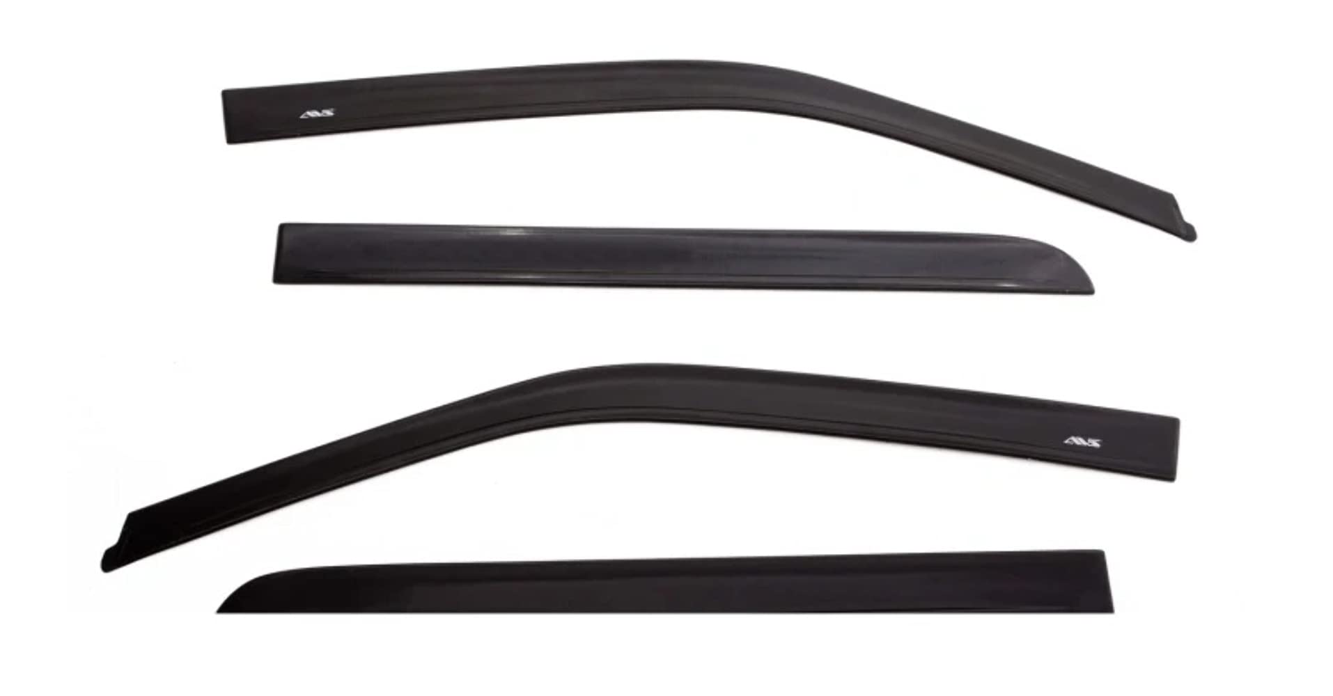Auto Ventshade [Avs] In-Channel Ventvisor / Window Deflectors | Fits 2017 - 2024 Jeep Compass (New Body Style), 4 Pcs. | Smoke - 194346
