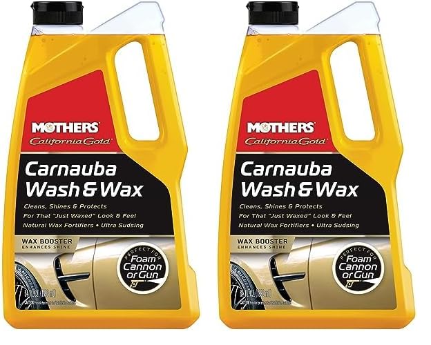 Mothers 05674 California Gold Carnauba Wash & Wax, 64 Oz. (Pack Of 2)