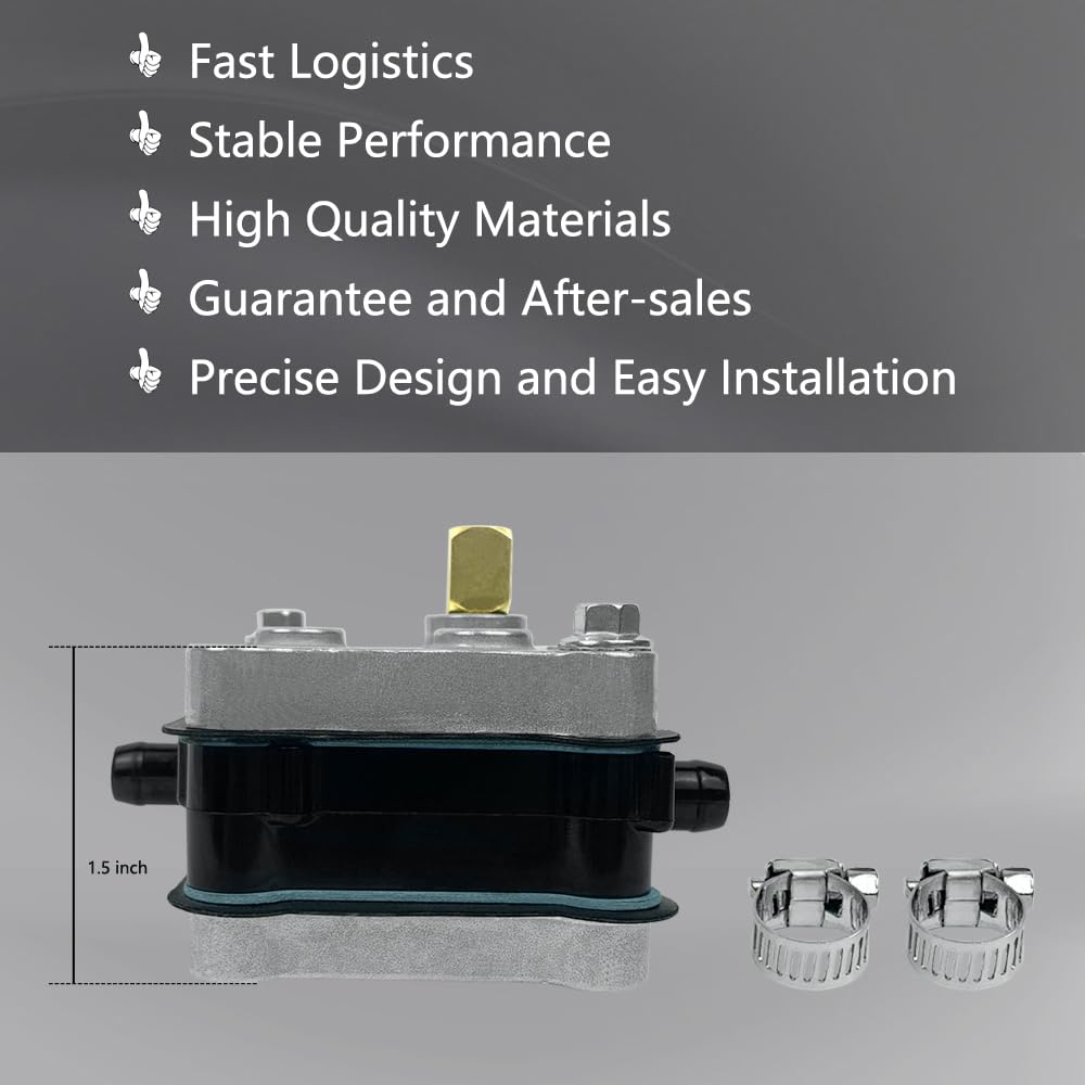 QFISH Fuel Pump for Mercury Outboard 2-Stroke 30-300 HP, Replaces 14360A16, 14360A41, 14360A43, 143