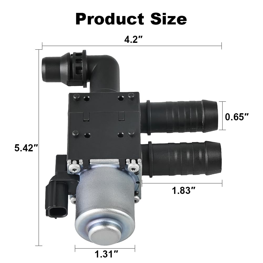 zayody Engine Heater Control Valve Solenoid Compatible with 2013-2019 Ford Escape 2014-2018 Transit Connect Heater Water Control