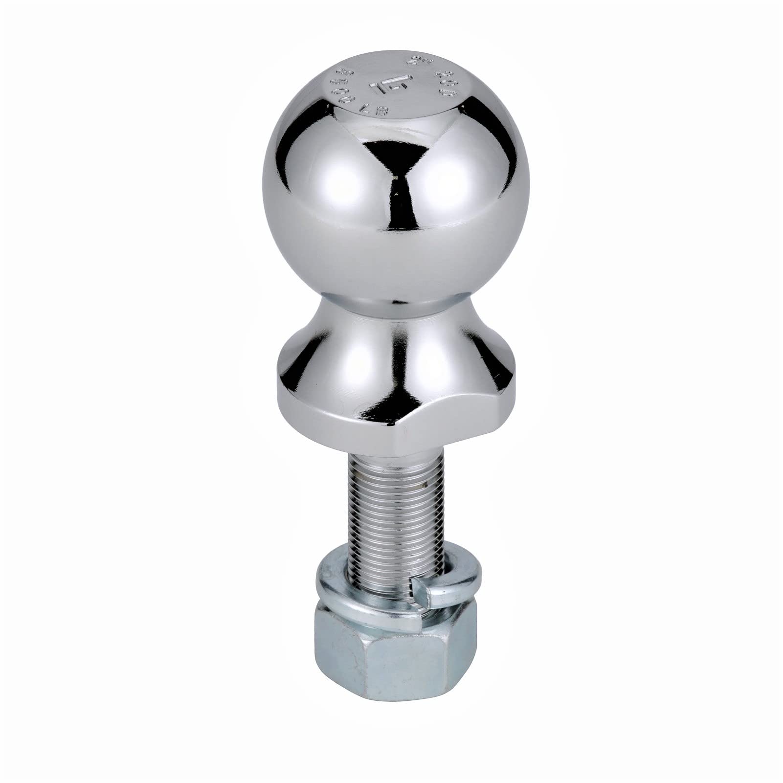 Brok Products 32948 2'' X3/4'' X2-3/8 Chrome Hitch Ball - 3500 Lb.