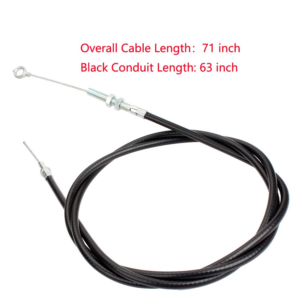 Throttle Cable Casing 63' Long Inner Wire 71' Inch Long For Manco 8252-1390 Asw Go Kart Go Cart