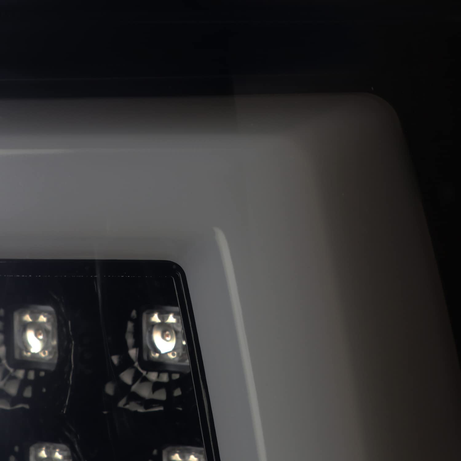 Spec-D Tuning Black Smoke LED Bar Tail Lights Compatible with 1999-2002 Chevy Silverado GMC Sierra 1500/2500/3500 Models Left + Right Pair Assembly