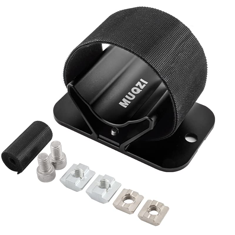 Muqzi Bike Rear Wheel Rack Mount, Aluminum Alloy Bicycle Rear Wheel Fixed Holder Car Carrier Rack Installation Mount, Black