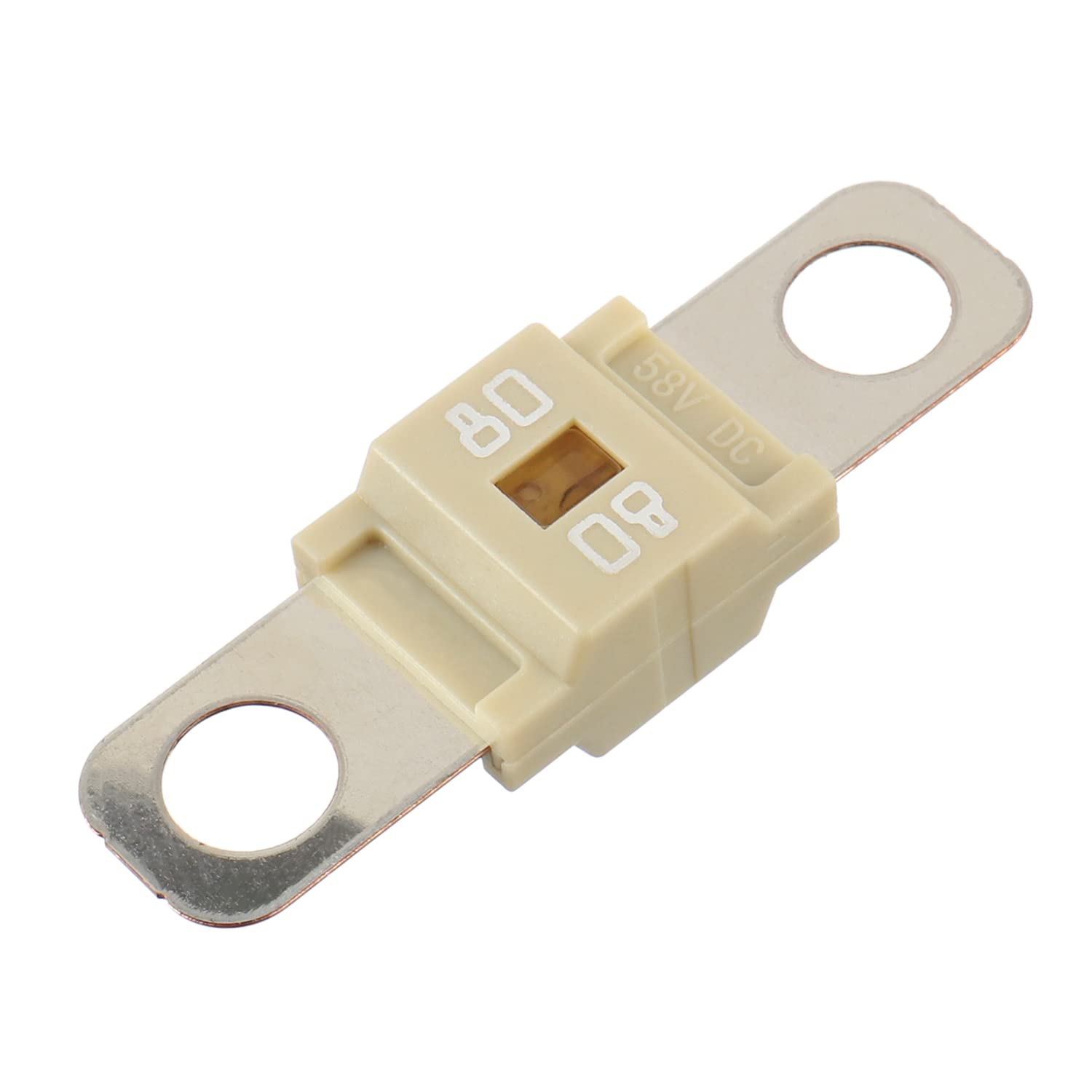 Bojack Ami/Midi Fuse 80A High Current Fuse Bolt-On Fuse 80 Amp For Cars, Trucks, Construction Vehicles, Buses, Caravans (Pack Of
