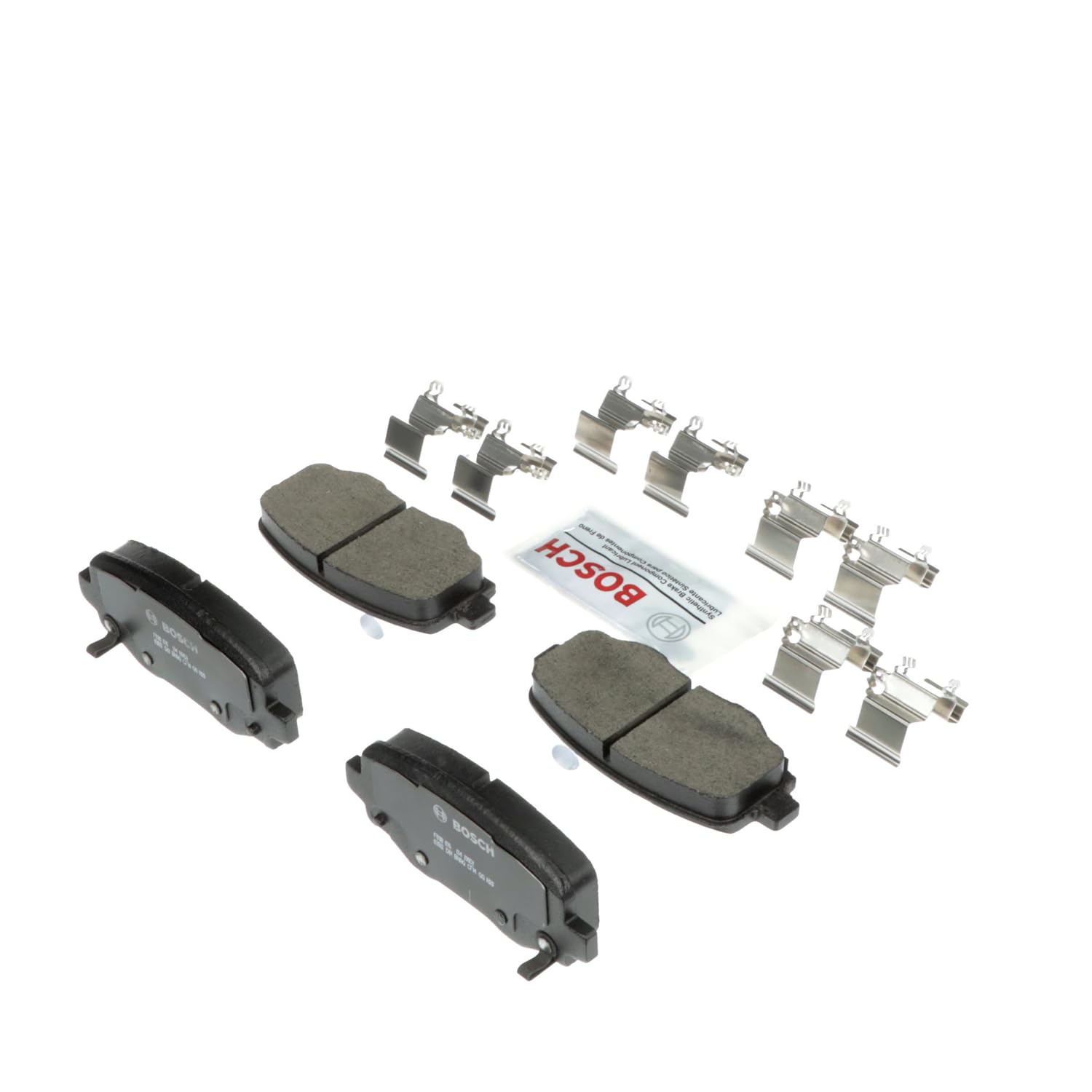 BOSCH BC1734 QuietCast Premium Ceramic Disc Brake Pad Set - Compatible with Select Chrysler 200; Jeep Cherokee; REAR