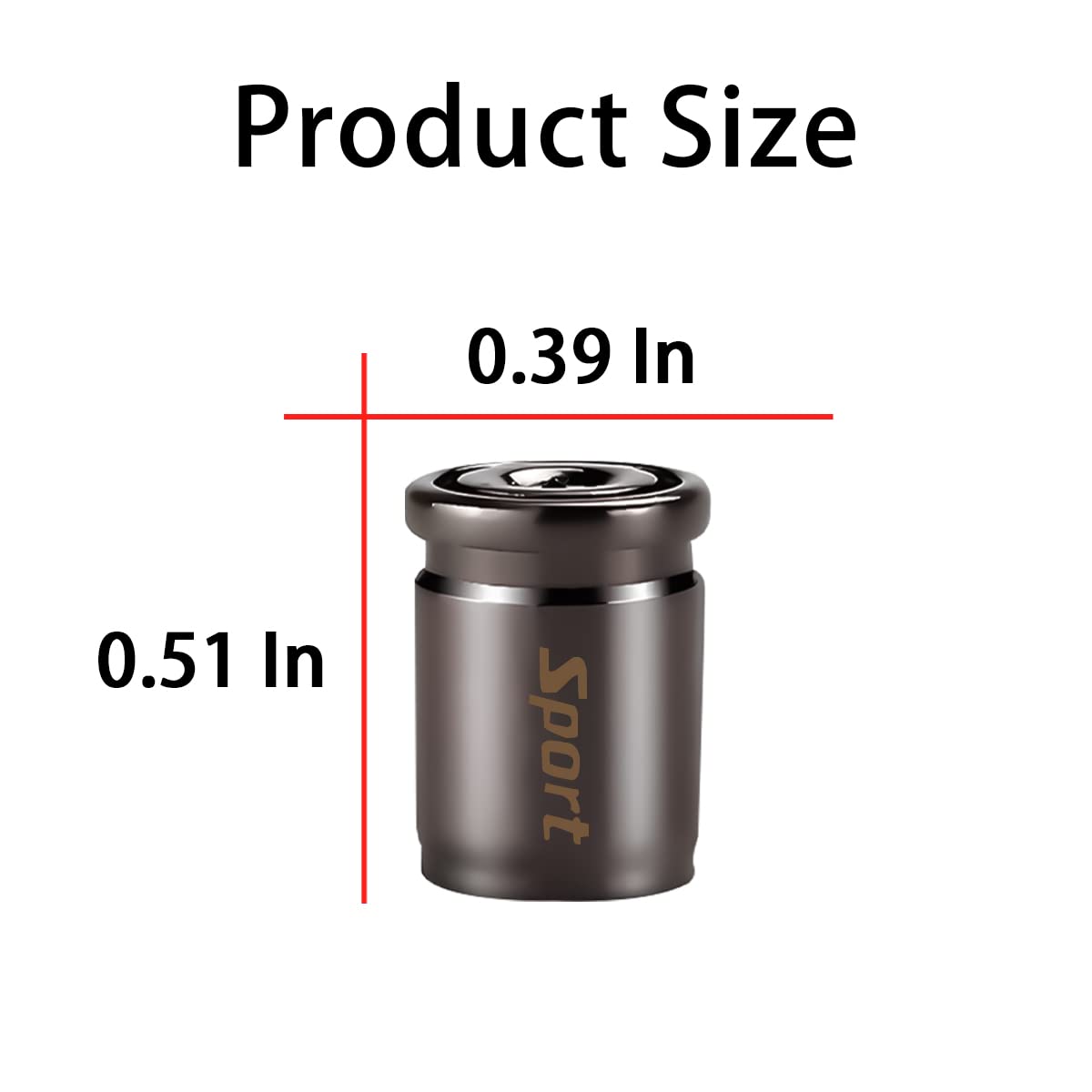 Tire Valve Stem Cap, Anti-Theft Design Zinc Alloy Stem Covers, 4 Pcs Auto Wheel Cap Sets With Rubber Seal, Universal Vehicle Accessories Fit For Cars, Trucks, Motorcycles, Bicycles (Black)