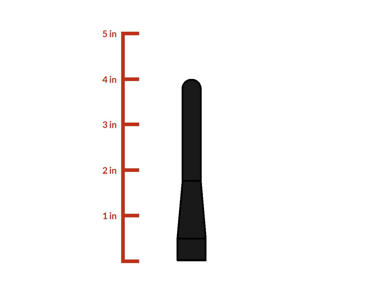 Cravenspeed Stubby Antenna Compatible With Nissan Rogue 2008-2016 | 4 Inches | Short Antenna Replacement | Made In The Usa