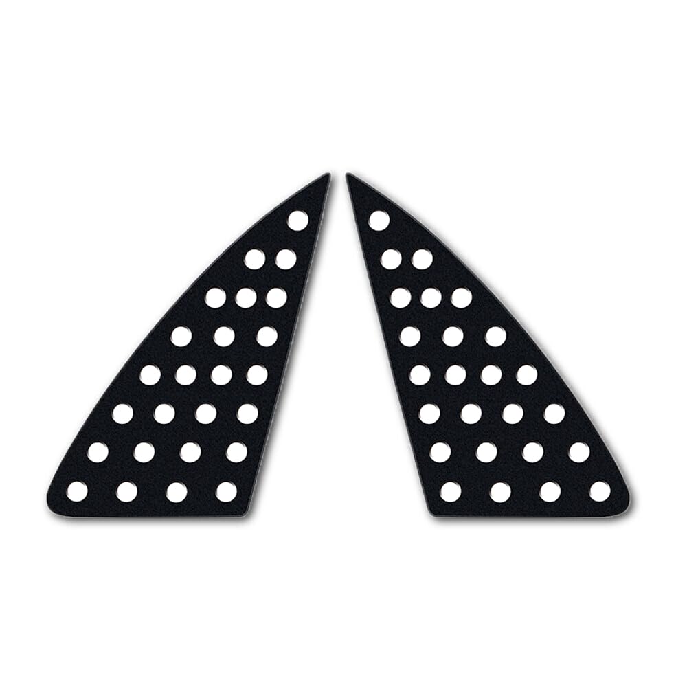 Silver Lettering C Pillar Window Sports Plate Panel Accessories Lh Rh For Hyundai Kona (Black Plate)