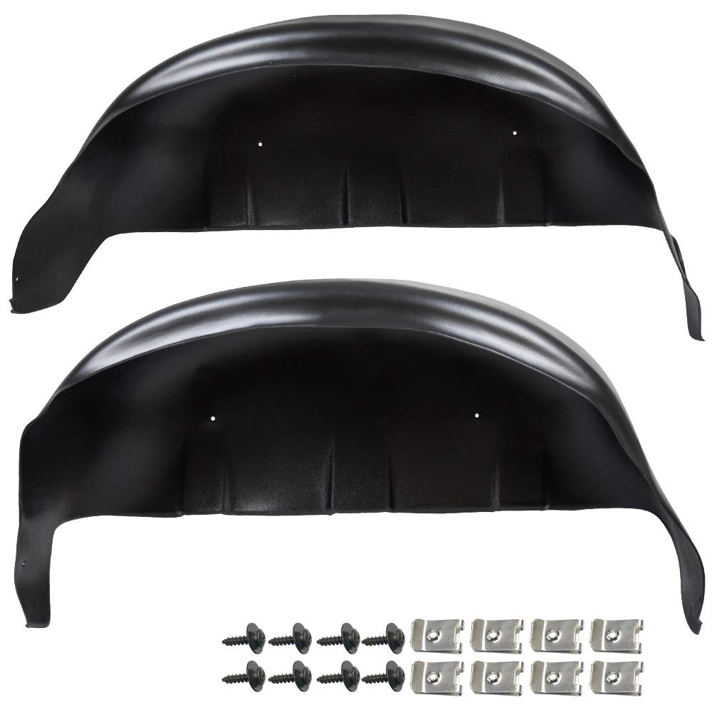 PIT66 Rear Wheel Well Liners Guards, Compatible with 2017-2021 Ford F250 F350 Super Duty