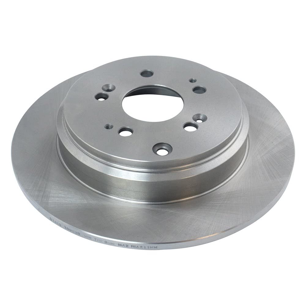 Trq Rear Brake Rotors Set Solid Compatible With 2007-2013 Acura Mdx 2010-2013 Zdx 2011-2017 Honda Odyssey 2009-2015 Pilot
