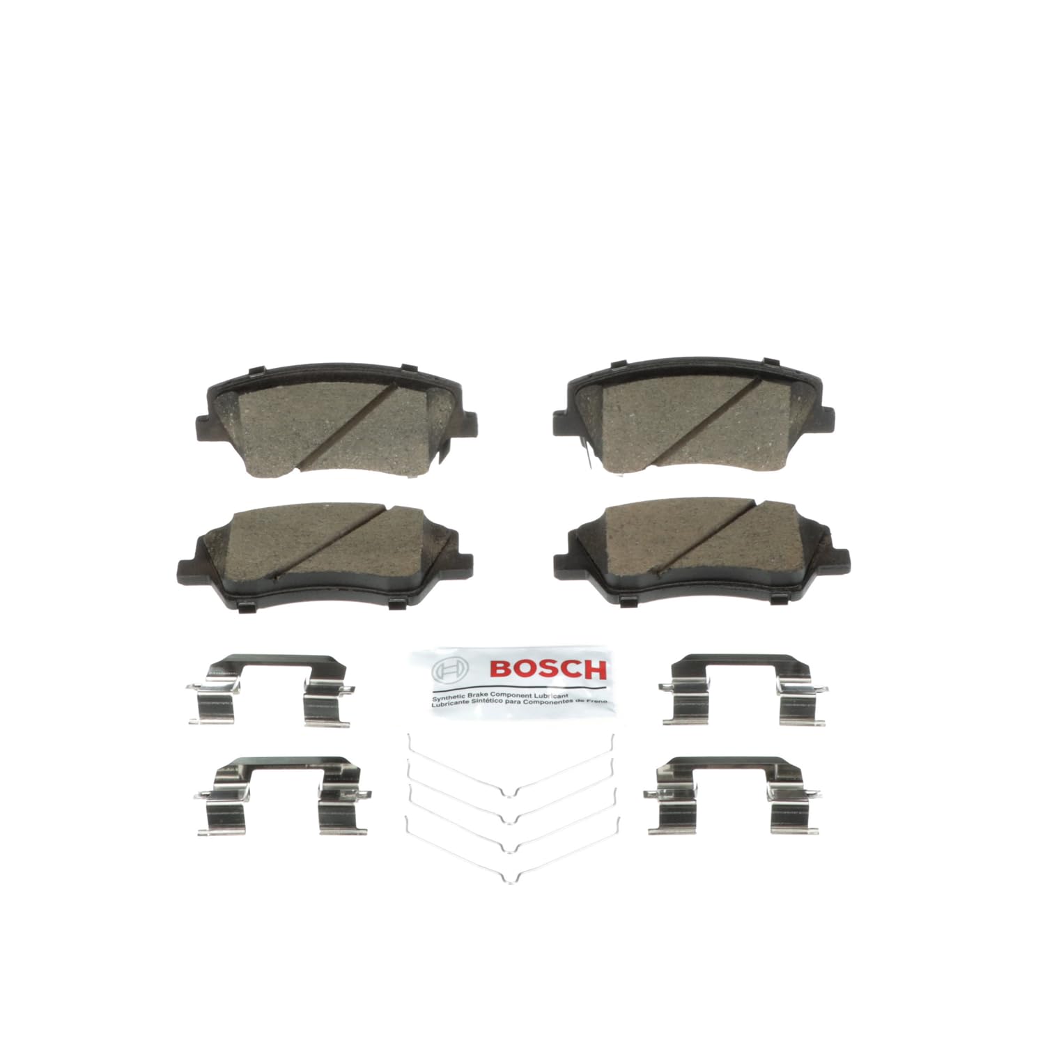BOSCH BC1912 QuietCast Premium Ceramic Disc Brake Pad Set - Compatible with Select Hyundai Elantra, Elantra GT, Ioniq; Kia Niro;