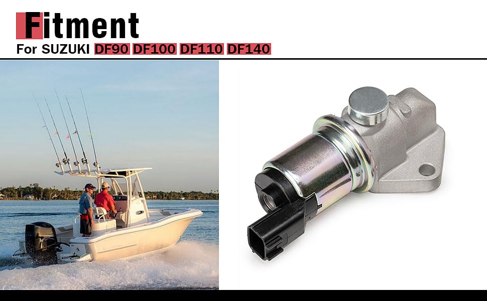 Fanhay Idle Air Control 18137-77E00 18134-77E00 For Suzuki Df90 Df100 Df110 Df140 Outboard