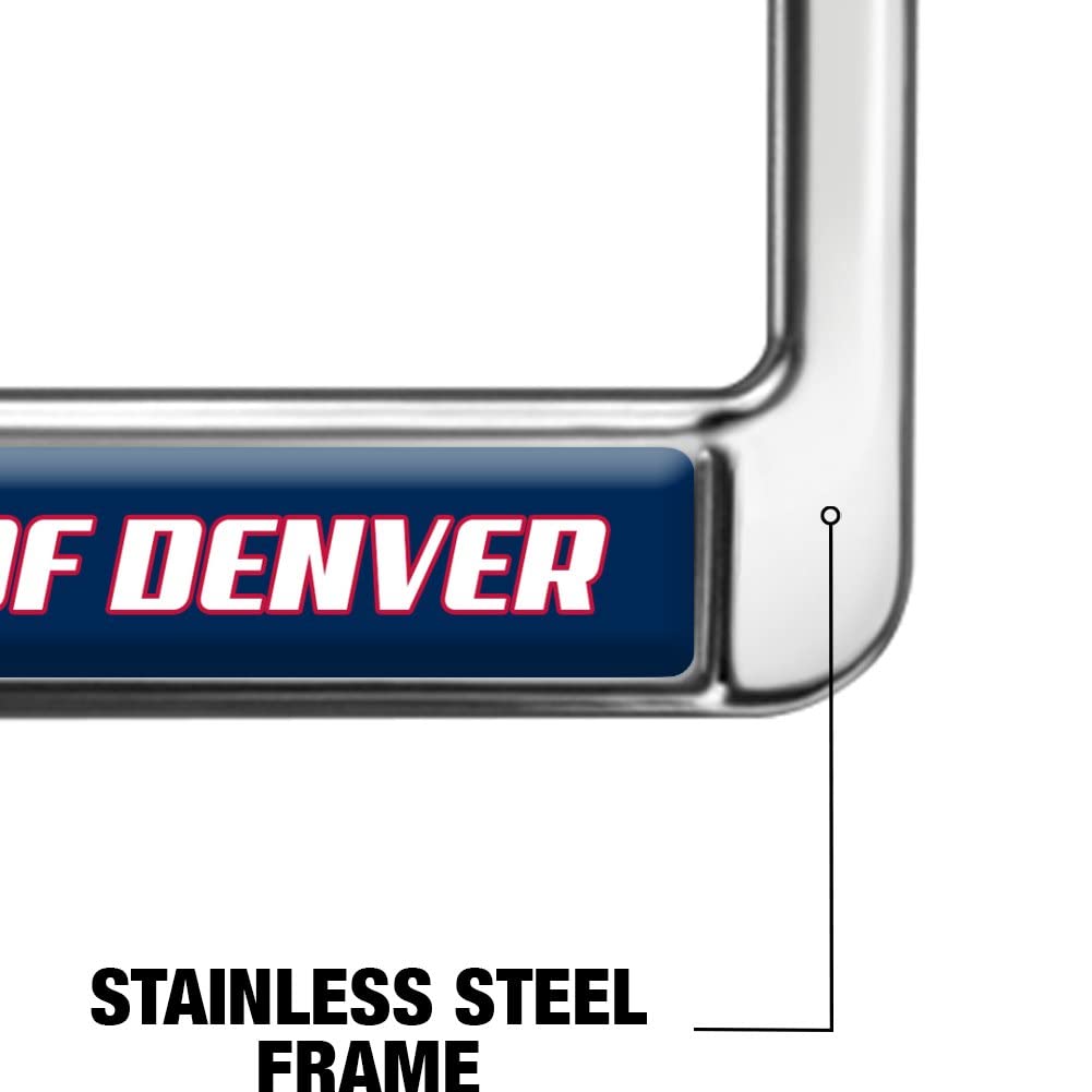 Metro State of Denver Alumni Design Full Size Standard License Plate Metal Frame
