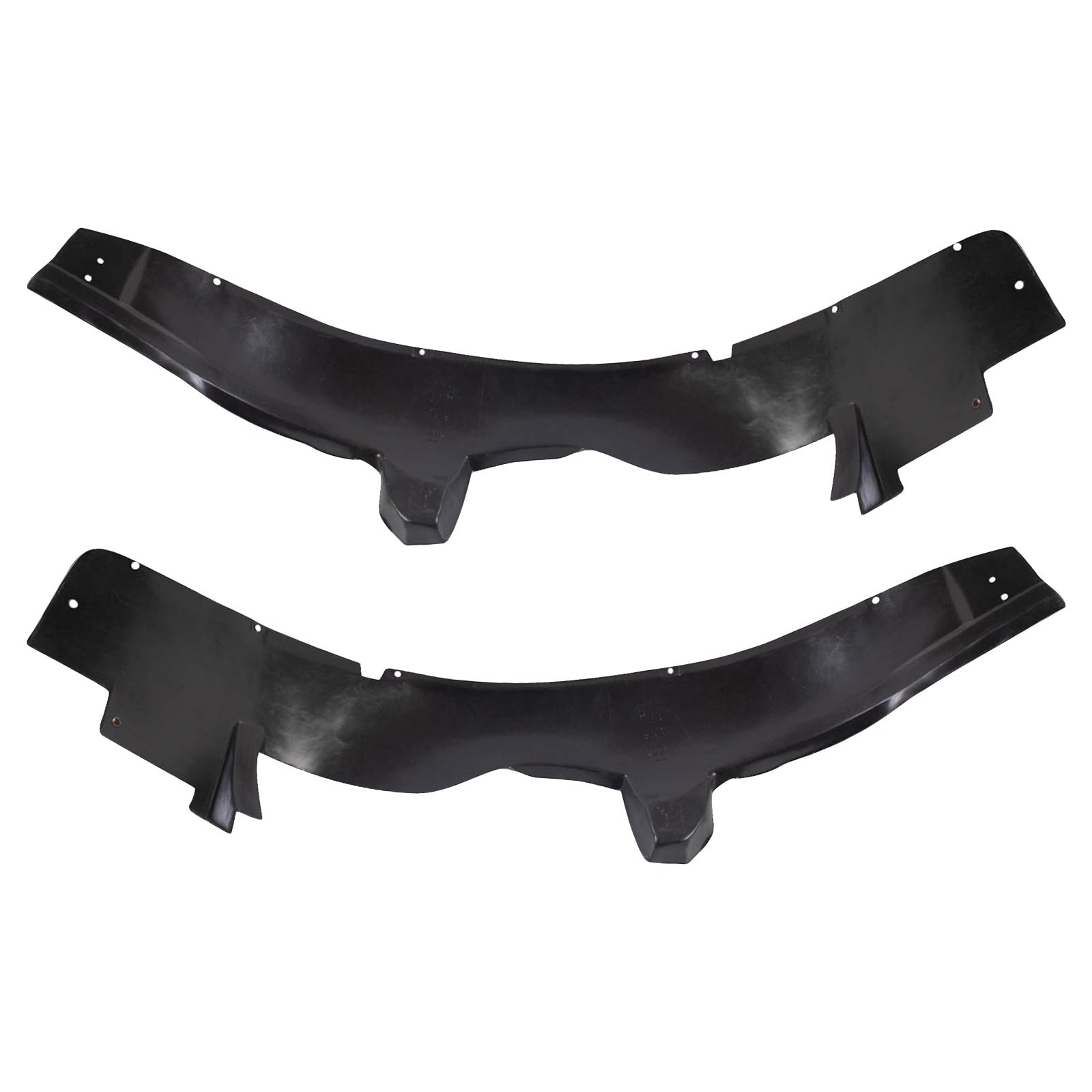 Trq Front Inner Fender Liner Set Compatible With 2004-2008 Pontiac Grand Prix Gm1248146 Gm1249146