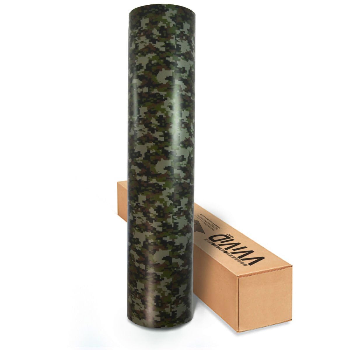 Vvivid Camouflage Vinyl Wrap Roll (3Ft X 5Ft, Digital Camo)