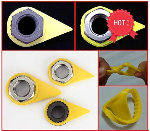 Jfbrix Loose Wheel Nut Indicator, Pack Of 50