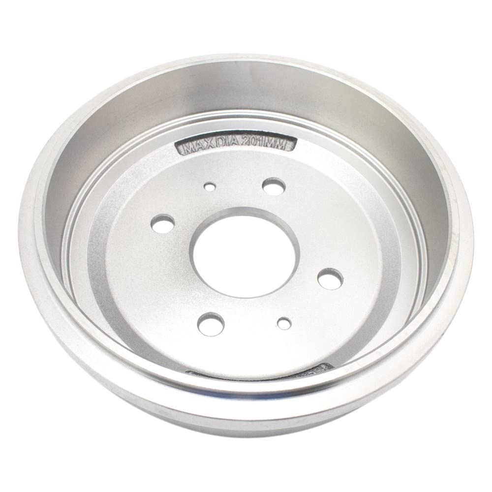 Trq Rear Brake Drum Pair Set Compatible With 2005-2011 Chevy Aveo / 2006-2011 Chevy Aveo 5/2007-2010 Pontiac G3 / 2013-2019 Chev