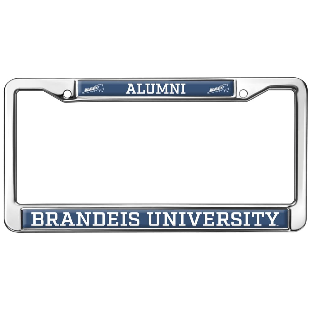 Brandeis University Alumni Full Size Standard License Plate Metal Frame