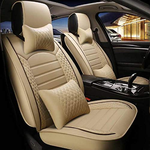 Pegasus PremiumPremium PU Leather car seat Cover for Honda Brio (Beige)