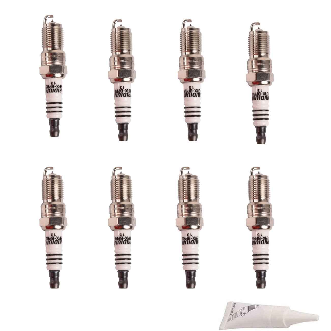 Bapmic AGSF-32P-M Spark Plug Plugs SP493 Fit for Ford Explorer F-150 F-250 F-350 F-450 F-550 Mustang Expedition Lincoln Mark Nav