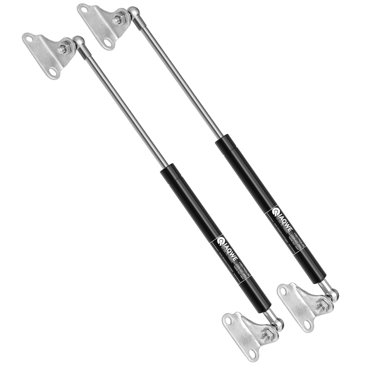 Iaqwe 36 Inch Gas Struts Shock 300Lb/1334N Lift Support With L-Type Mounts For Boat Cover Rv Bed Storage Heavy Duty Toolbox Lid