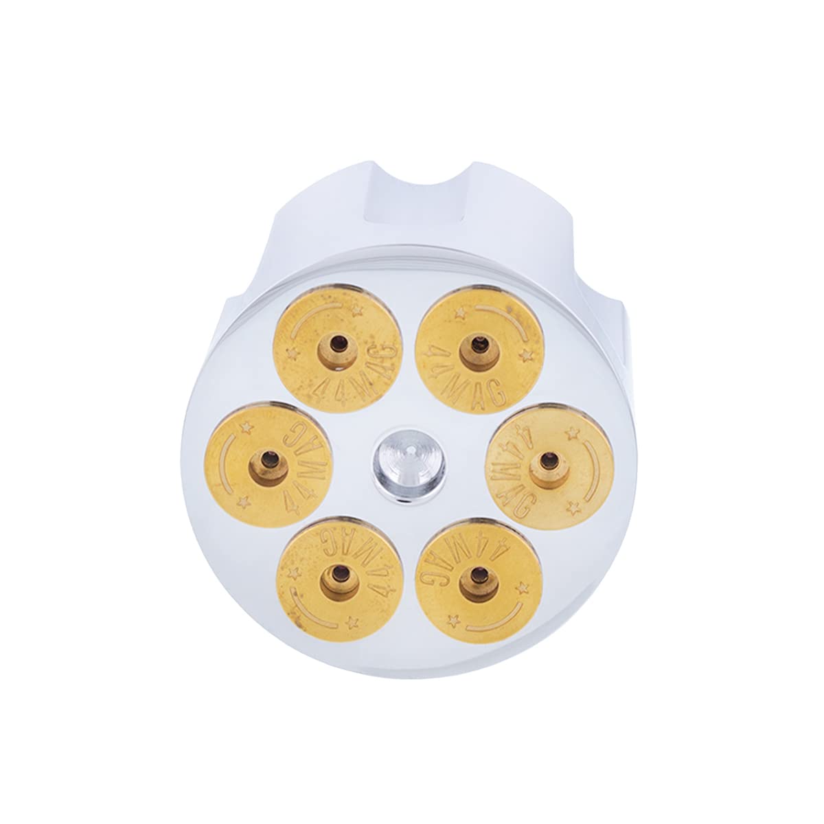 United Pacific 23399 Heavy-Duty Aluminum Gun Cylinder Air Valve Knob, .44Mag Style, Screw-On Style, Chrome Plated, Strong & Durable - One Unit