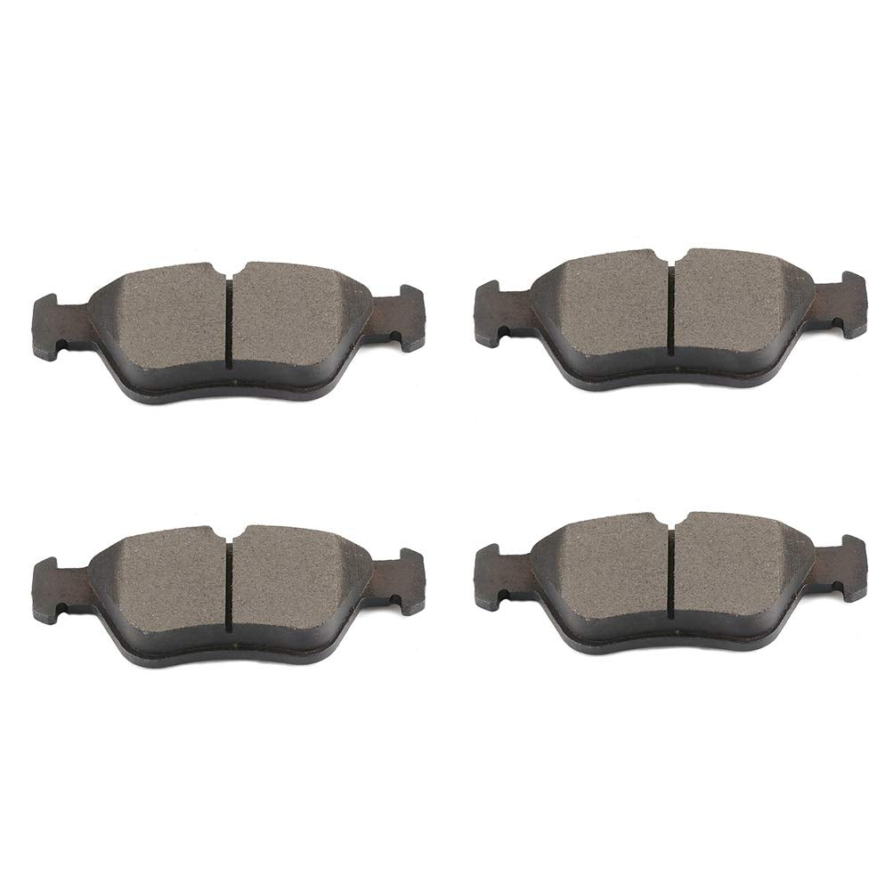 Scitoo D710 Front Semi-Metal Brake Pads Sets - Fit For Mercedes-Benz C230 1999-2000, C280 1996-2000, E300 1996-1997, Slk230 1998