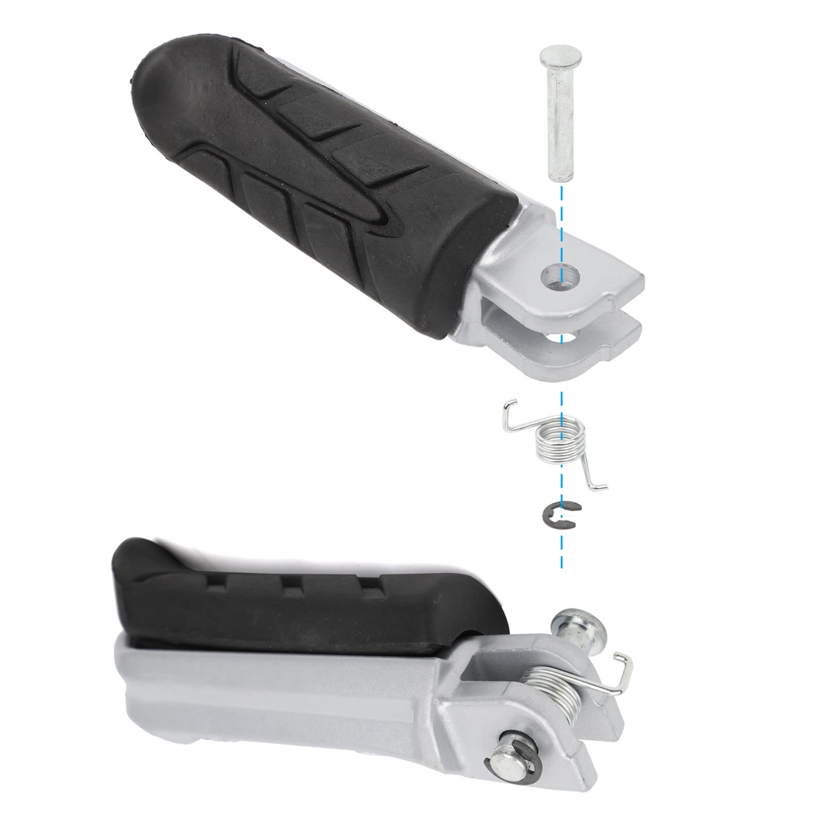 Minho Motorcycle Front Foot Pegs Footrest For Honda Msx125 Cbr600 Cb400 Fm/Fncbr 1000 Fp/Fr/Fs Cbr1000 Cb250 Xl125 Motorcycle Fo