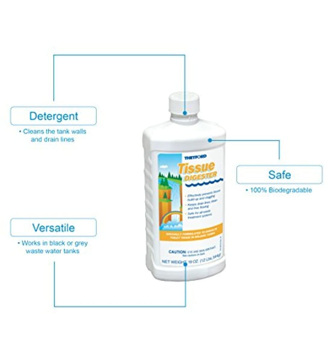 Thetford Rv Tissue Digester, 19 Oz - Thetford 15844