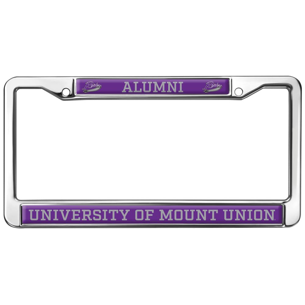 University of Mount Union Alumni Full Size Standard License Plate Metal Frame