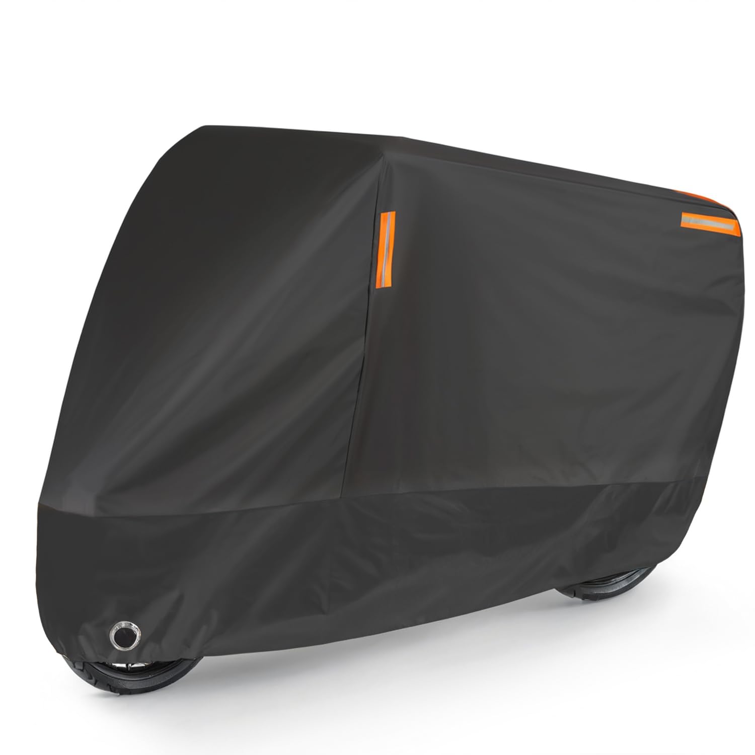 Puroma Motorcycle Cover, 97'' Xx-Large Heavy Duty Motorcycle Cover Waterproof Outdoor Indoor Scooter Shelter Protection With 4 R