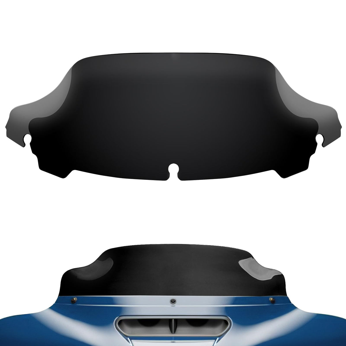 Benlari Windshield 7 Motorcycle Wave Windscreen 2014-2023 Fit for Harley Davidson Touring Street Glide Electra Glide Ultra Lim