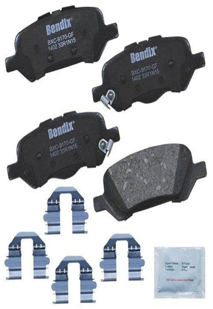 Bendix Priority1 Cfc1402 Ceramic Rear Brake Pads For Toyota Venza 2016-2009