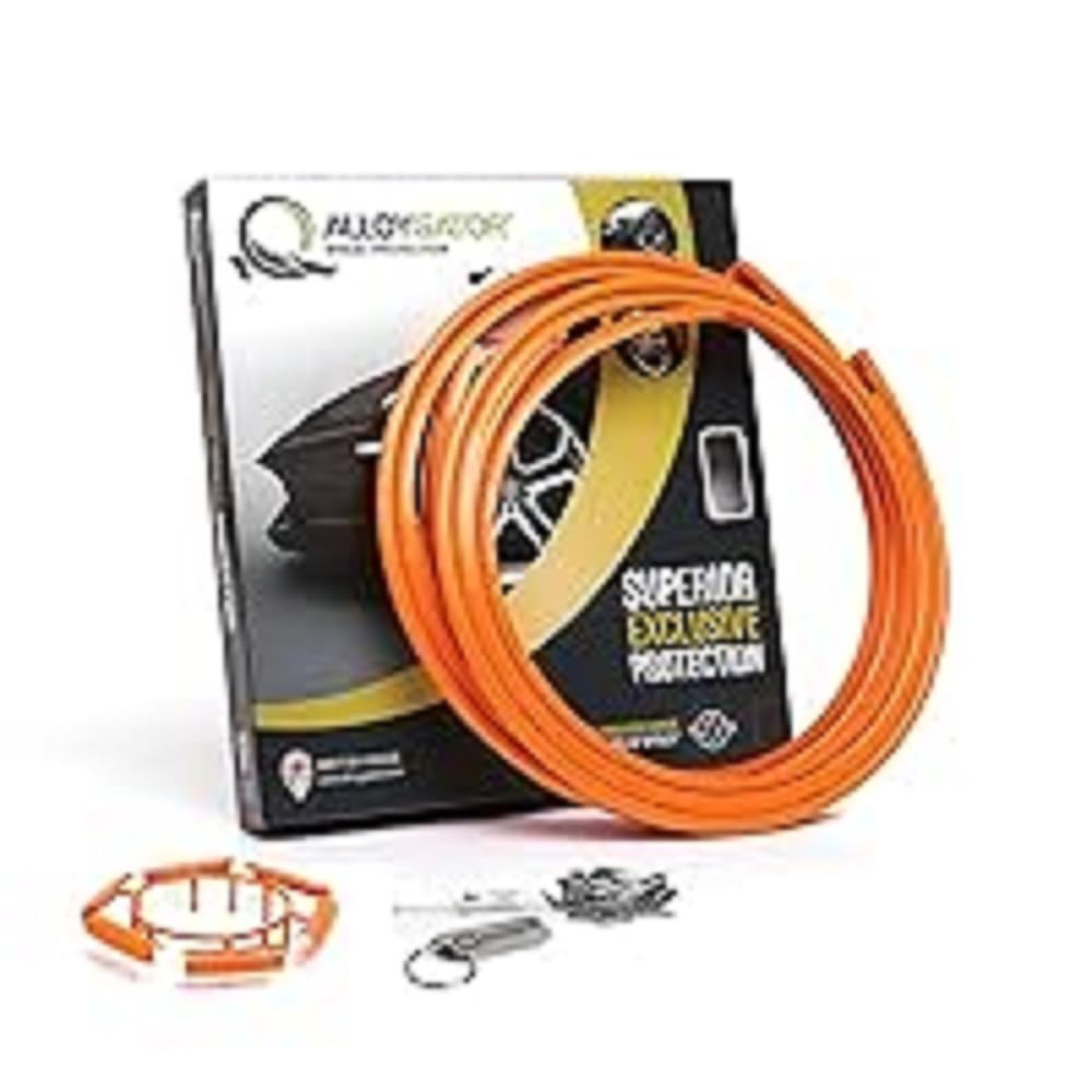 Alloygator Wheel Protectors K4 Orngexc, Orange 24 Inch (4-Pack)