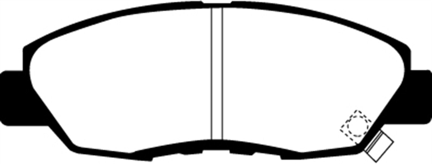 Ebc Brakes Dp4812/2R Yellowstuff Street And Track Brake Pad