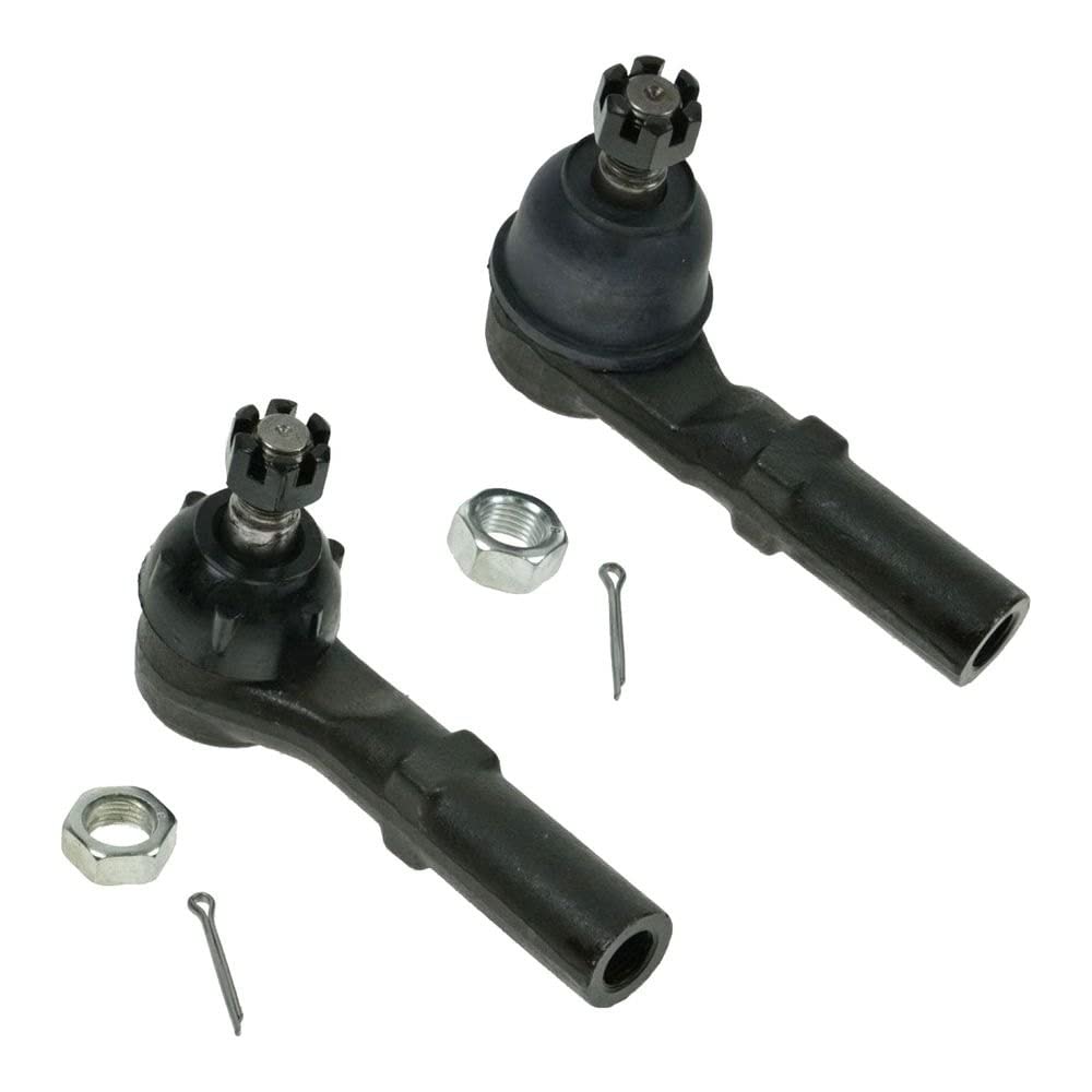 TRQ Front Outer Tie Rod Set Compatible with 1997-1999 Dodge Dakota 1998-1999 Durango