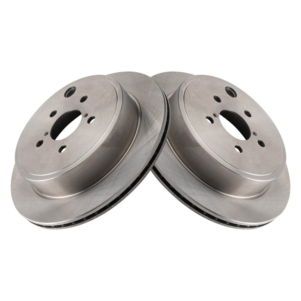 Trq Rear Brake Rotors Set Vented Compatible With 2013-2016 Scion Fr-S 2013-2023 Subaru Brz 2010-2014 Legacy Outback 2017-2020 To