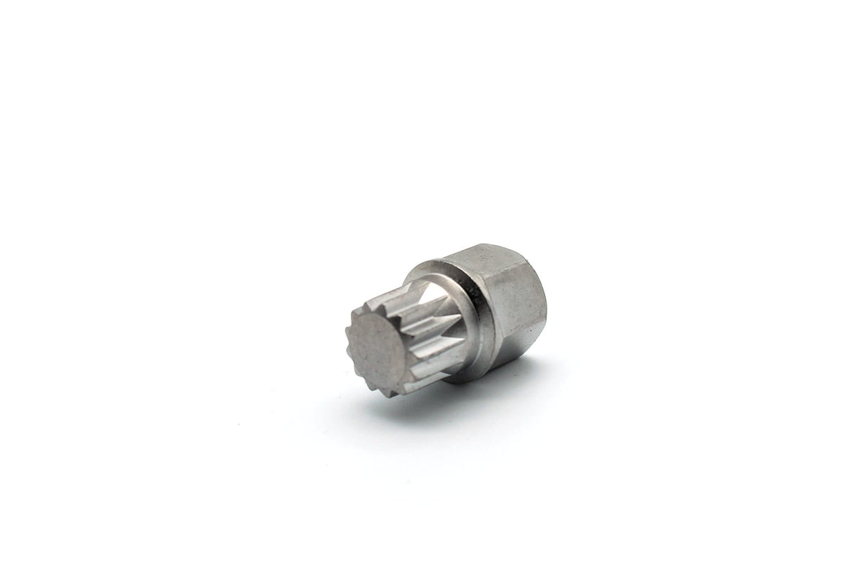 Temo Abc2/13Pt Wheel Lock Lugnut Anti-Theft Lug Nut Screw Removal Key Socket S3057 For Vw Audi