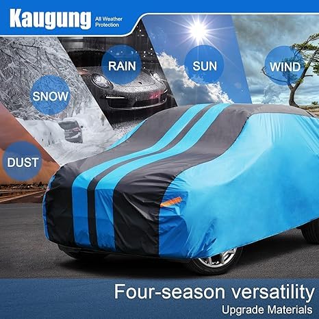 Kaugung Car Cover Waterproof Custom Fit Honda Hrv(2016-2025), Full Exterior Cover For Automobiles Lightweight Resistant Outdoor