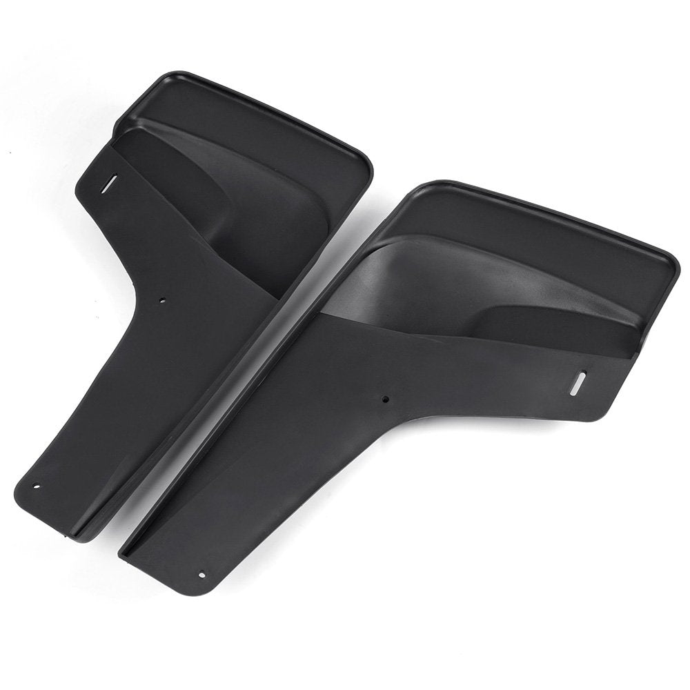 G-PLUS Mud Flaps Splash Guards for Chevy Silverado/GMC Sierra 99-07, Black, 4PCS, Polypropylene, Front & Rear, Fits Models with Factory Fender Flares