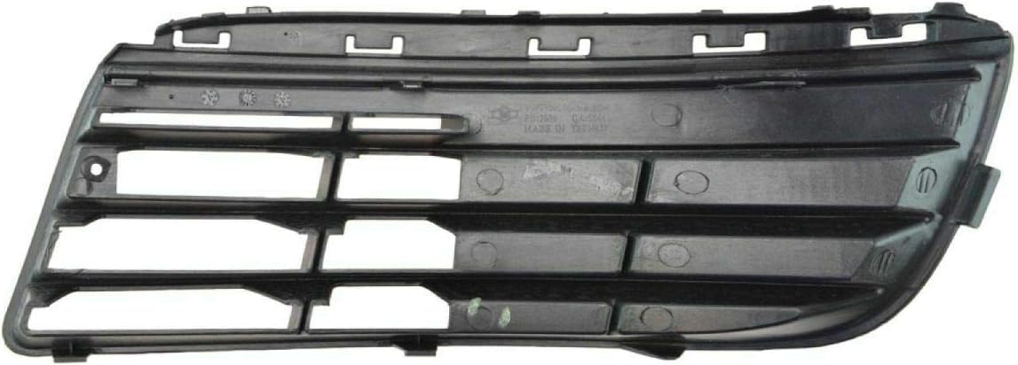 Dat Auto Parts Front Right Passenger Side Bumper Cover Cover Grille Insert Trim Replacement For 2005-2010 Volkswagen Jetta Black