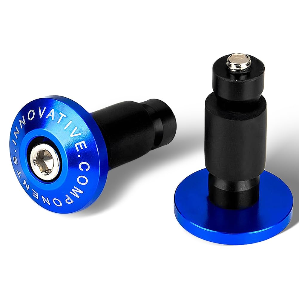 Goldfire Motorcycle 7/8'' Bar Ends Plug, 22Mm Unversal Handlebar Grips Cap Plug Fits For Yamaha Kawasaki Suzuki Honda Dirt Bike