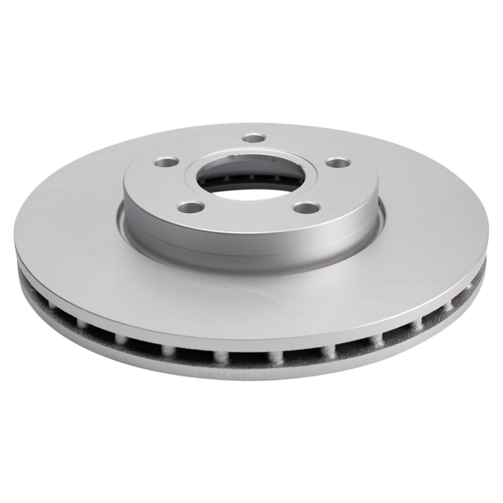 Trq Front Brake Pad & Rotor Kit Brake Pads Brake Rotor Ceramic Premium G-Coated Compatible With 2013-2018 Ford C-Max 2012-2018 F