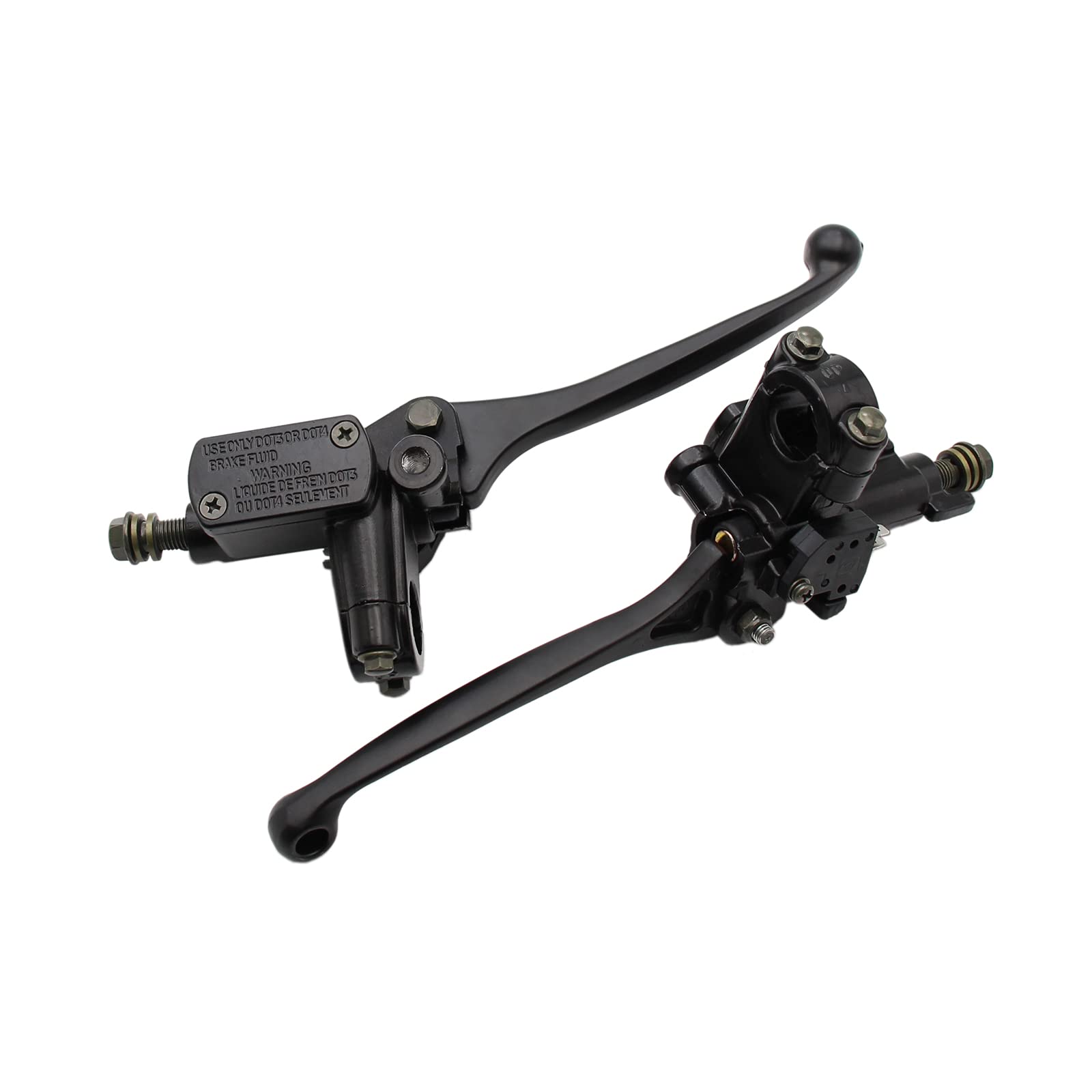 Yd-Ps001 Left + Right 8Mm Brake Master Cylinder Lever Mirror Hole For Gy6 50Cc 125Cc 150Cc 250Cc Scooter Moped